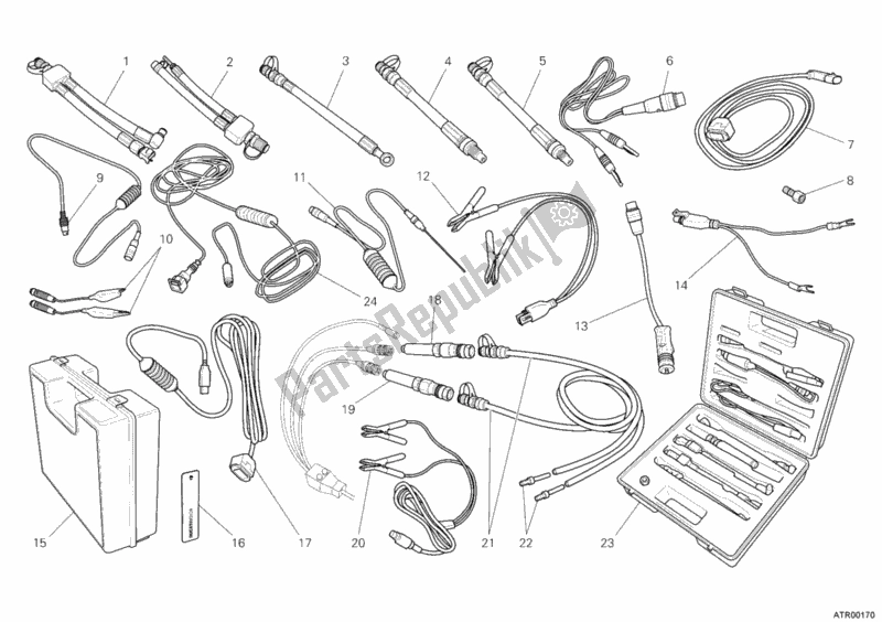 Toutes les pièces pour le Instrument De Contrôle De Pression du Ducati Hypermotard 1100 EVO SP USA 2011